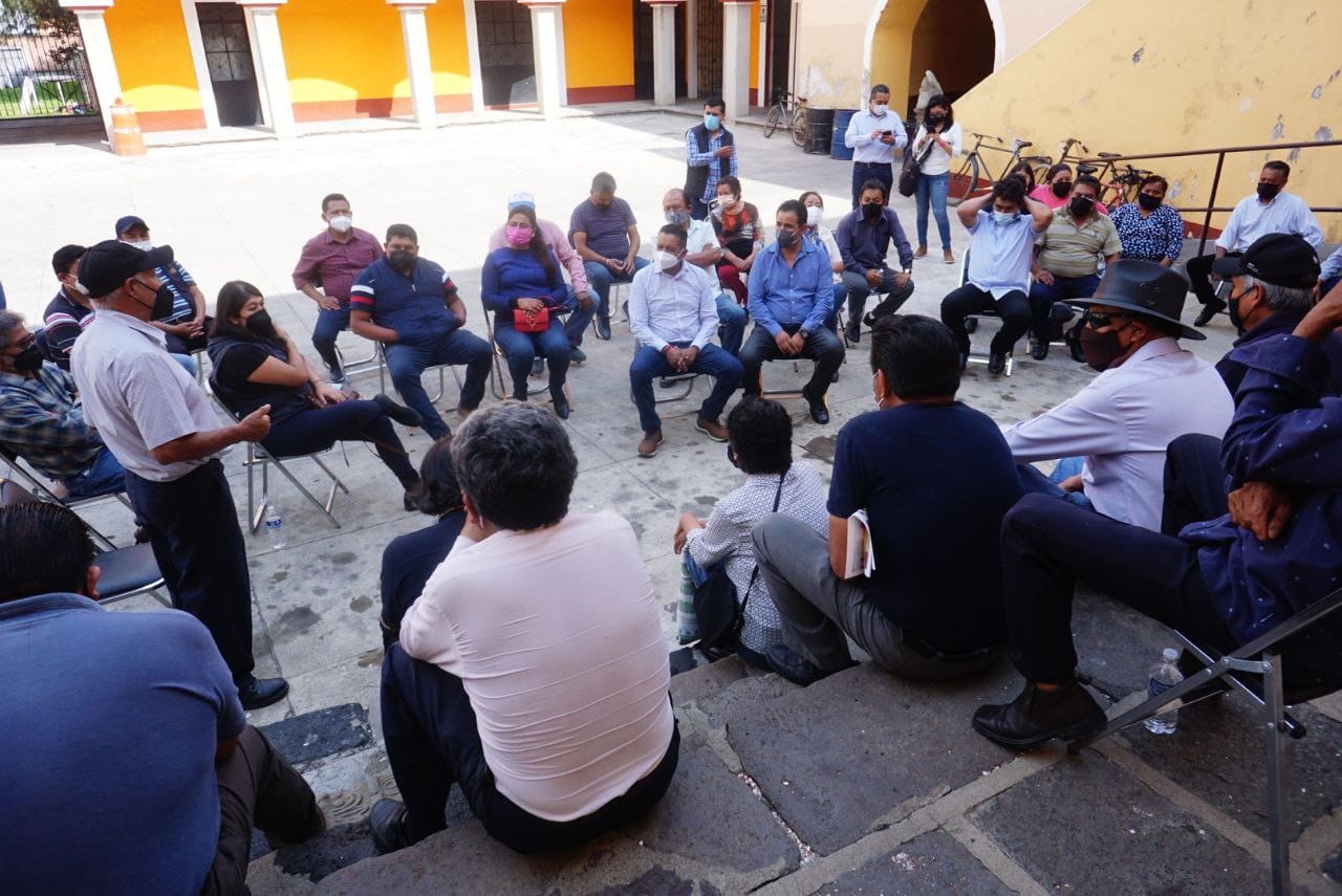 Se reúne Mundo Tlatehui con pobladores de distintas Juntas Auxiliares de San Andrés Cholula