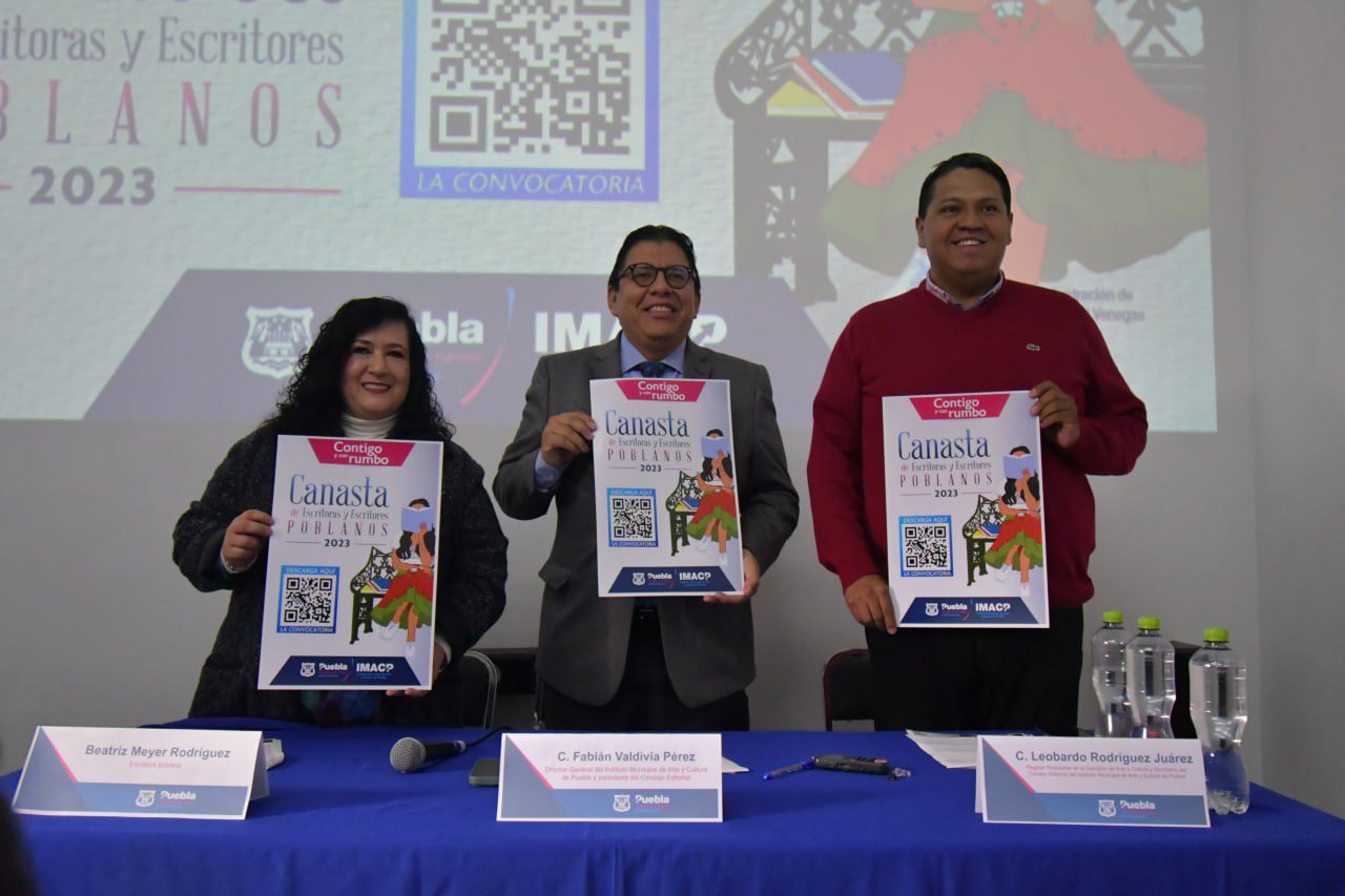 Presenta IMACP la segunda edición de «Canasta de Escritoras y Escritores Poblanos»