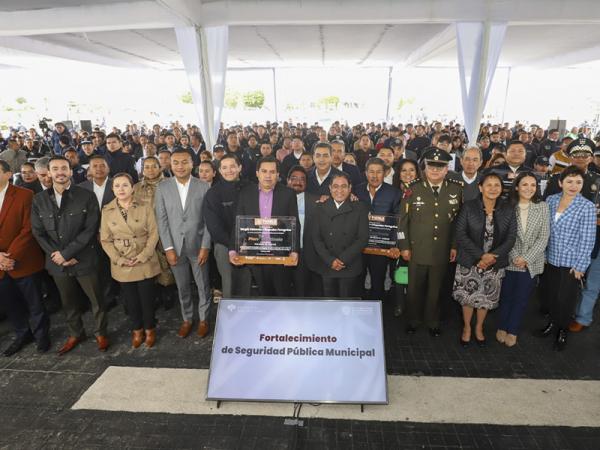 Llama Sergio Salomón a no politizar la seguridad pública y mantener frente contra la delincuencia