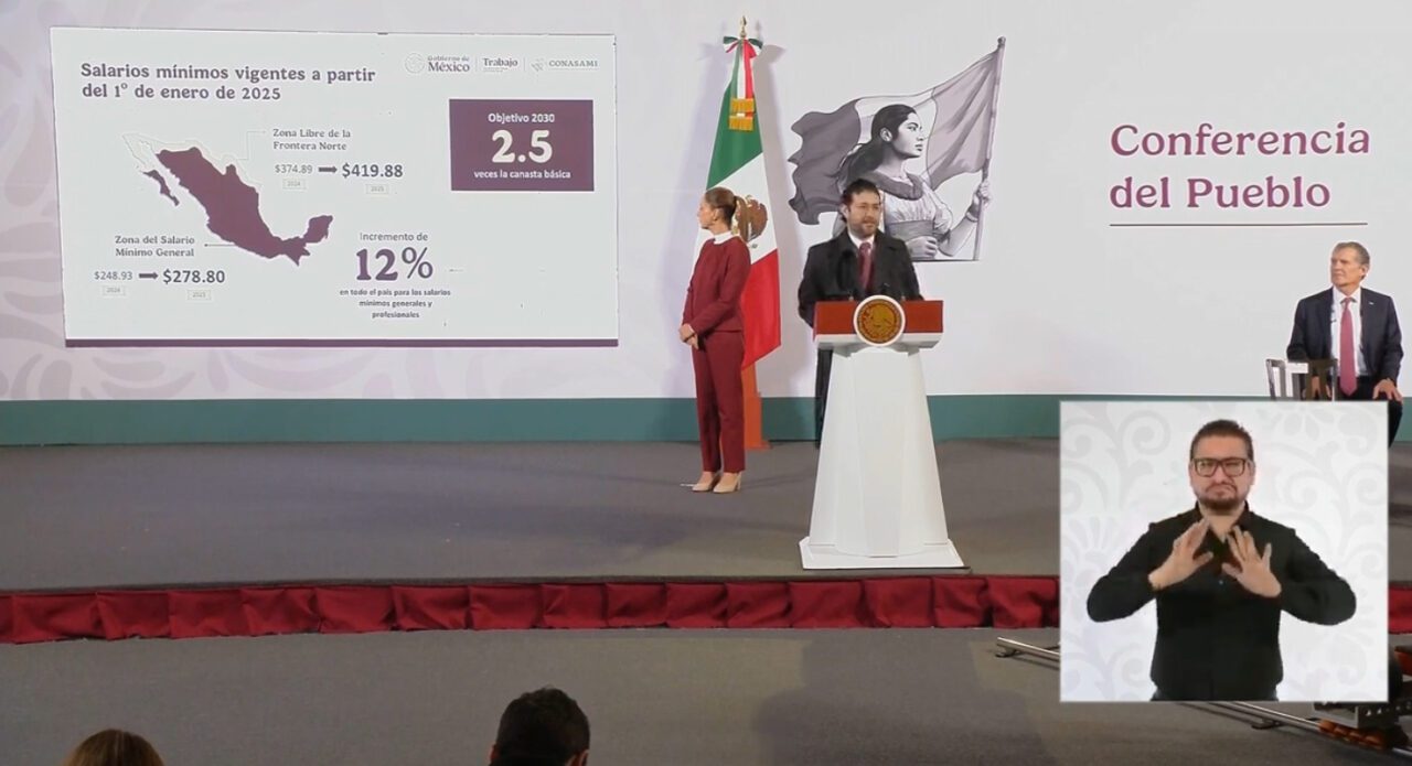 Aumento del salario mínimo en 2025 beneficiará a más de 8 millones de trabajadores