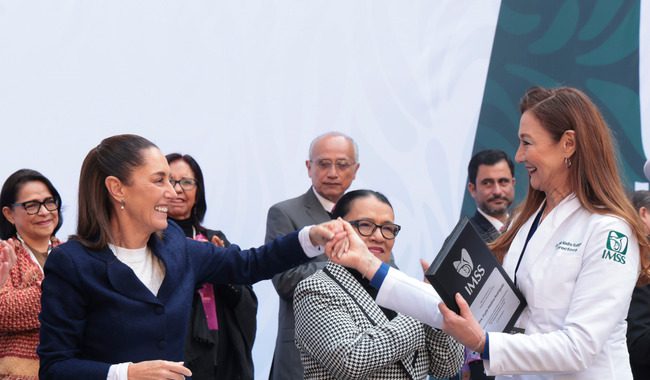 Presidenta resalta prioridades del IMSS: derechos de trabajadores, IMSS Bienestar, Centros de Cuidado Infantil y Salud Casa por Casa