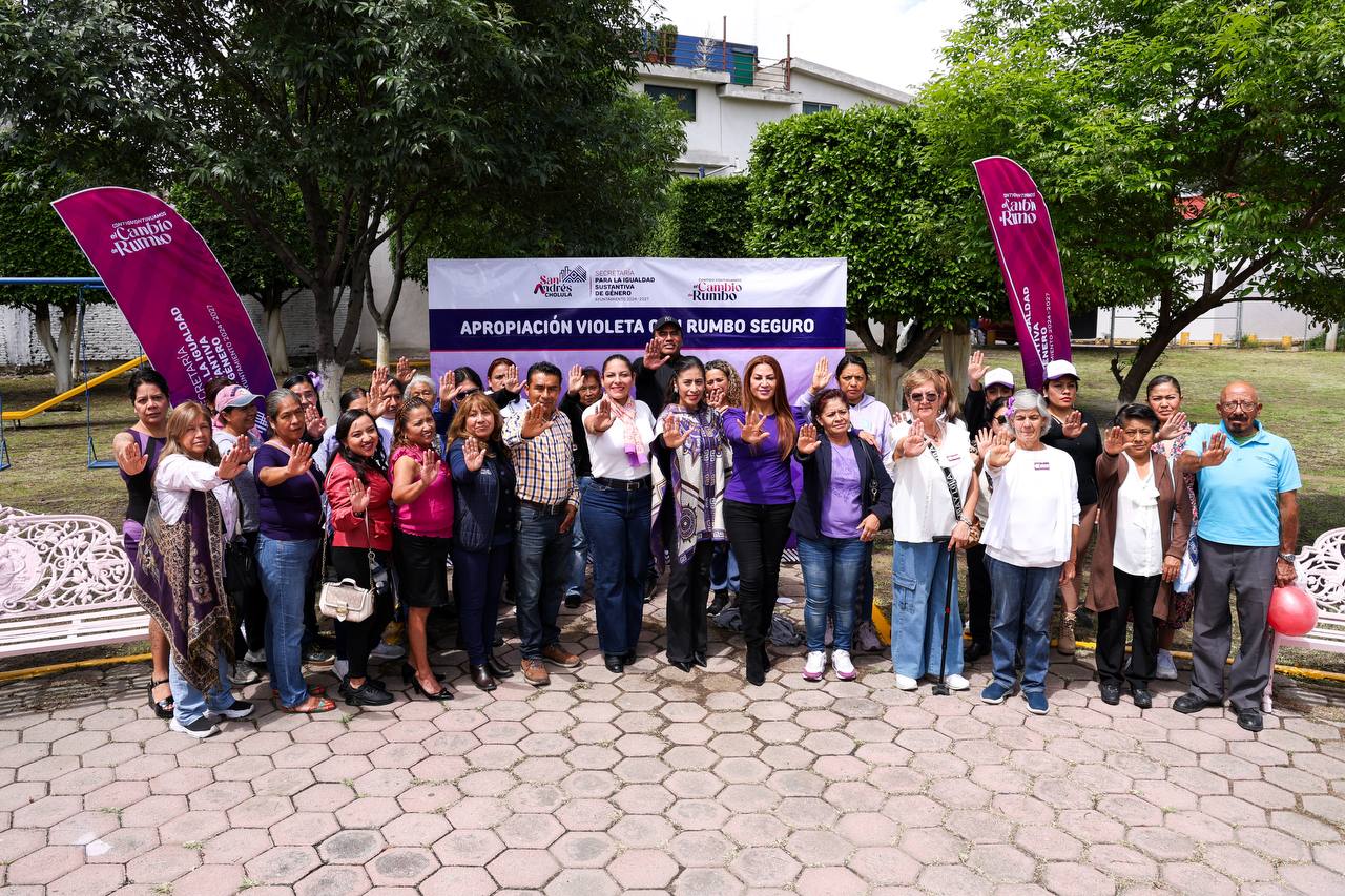 Encabeza Lupita Cuautle la “Apropiación Violeta Con Rumbo Seguro»