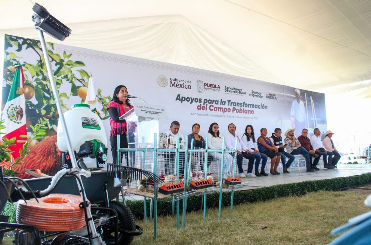 Gobierno del Estado impulsa transformación del campo en San Francisco Totimehuacan