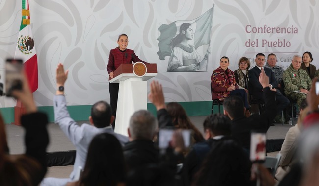 Presidenta Claudia Sheinbaum anuncia inversión de 37 mil mdp para obras de infraestructura en Baja California