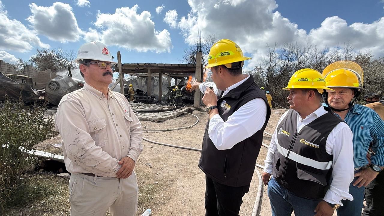 Supervisa gobernador Armenta Mier zona de emergencia en Tepeaca
