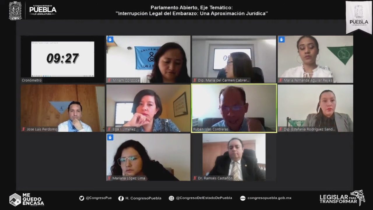 Concluye en el Congreso del Estado, Parlamento Abierto sobre Derechos Sexuales, Derechos Reproductivos y Aborto Legal