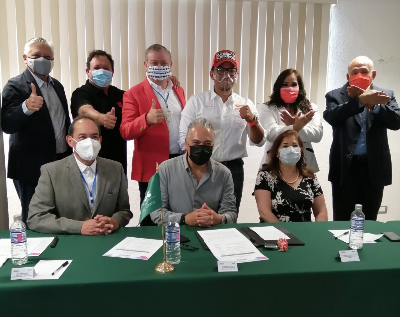 Abanderados de Movimiento Ciudadano se comprometen con empresarios transparencia de ganar las elecciones