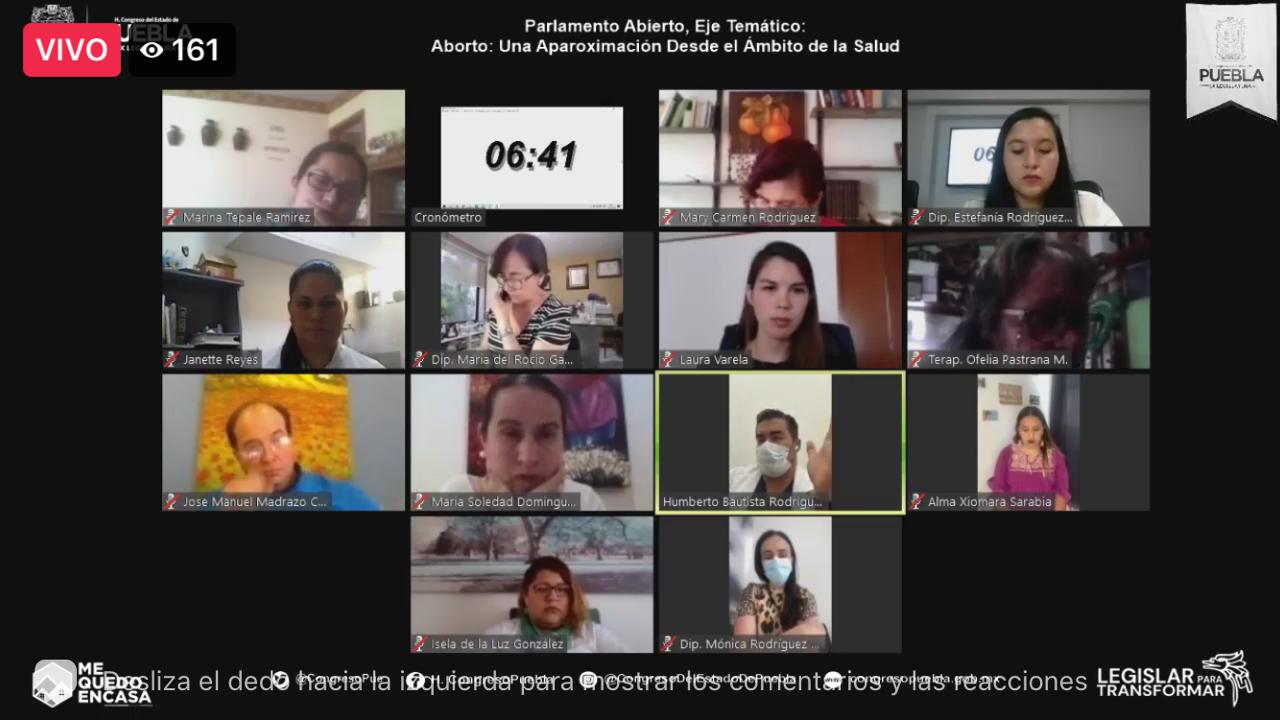 Avanza Parlamento Abierto, comienza el eje: Aborto, una aproximación desde el ámbito de la salud