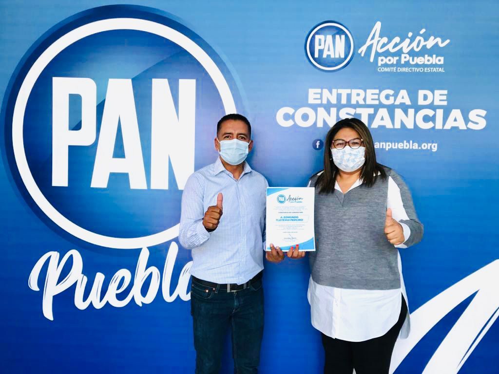 PAN ratifica a Edmundo Tlatehui como candidato a la alcaldía de San Andrés Cholula