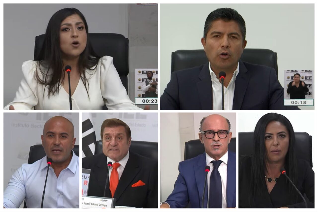 Sigue aquí #EnVivo el debate entre los candidatos al Ayuntamiento de Puebla