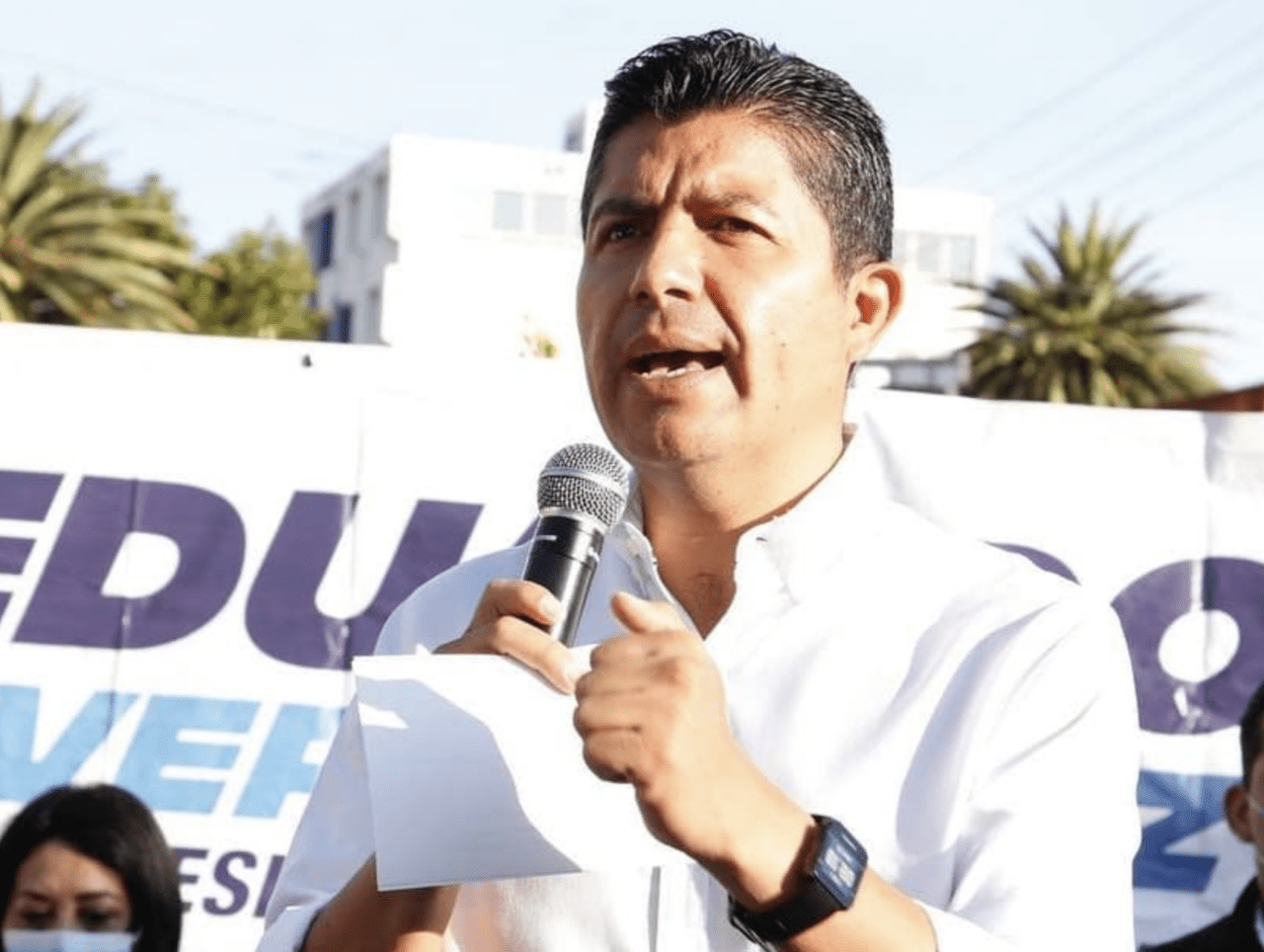 Reforzar la seguridad en el transporte público, compromiso de Eduardo Rivera