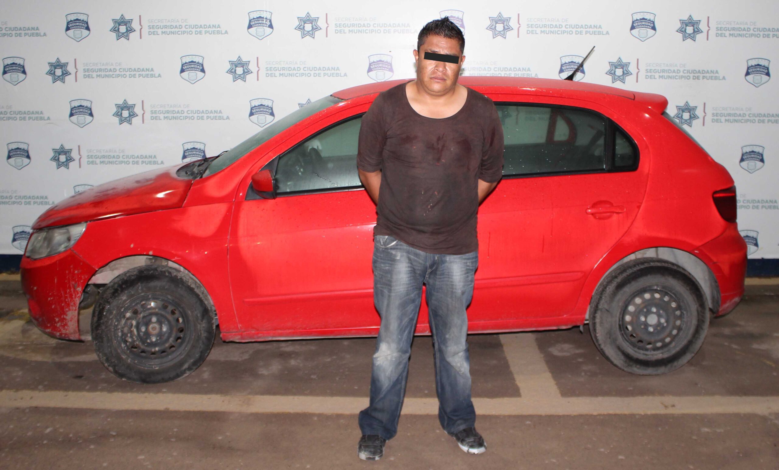 Recupera Policía Municipal vehículo robado y detiene al presunto responsable