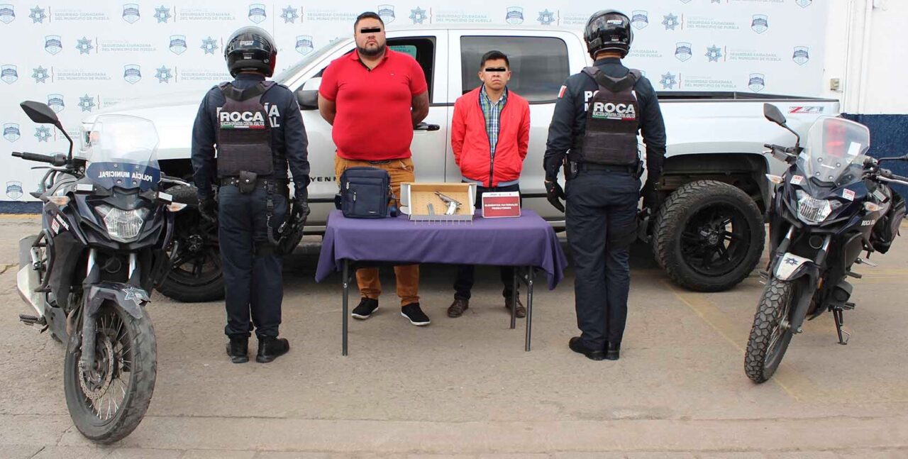 Detiene SCC a dos sujetos por portación ilegal de arma de fuego
