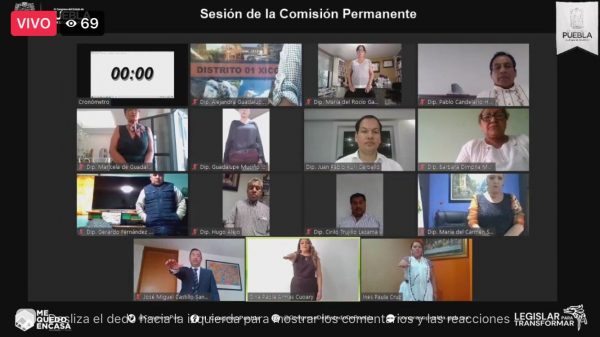 Ante Comisión Permanente del Congreso del Estado toman protesta nuevos diputados y diputadas de la LX Legislatura