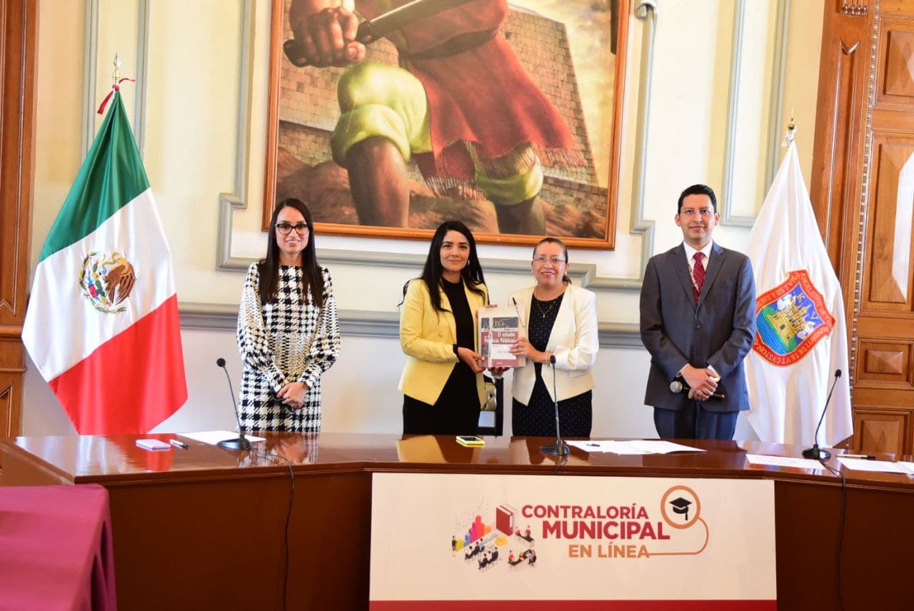 Con seminarios virtuales, Contraloría Municipal de Puebla promueve la rendición de cuentas