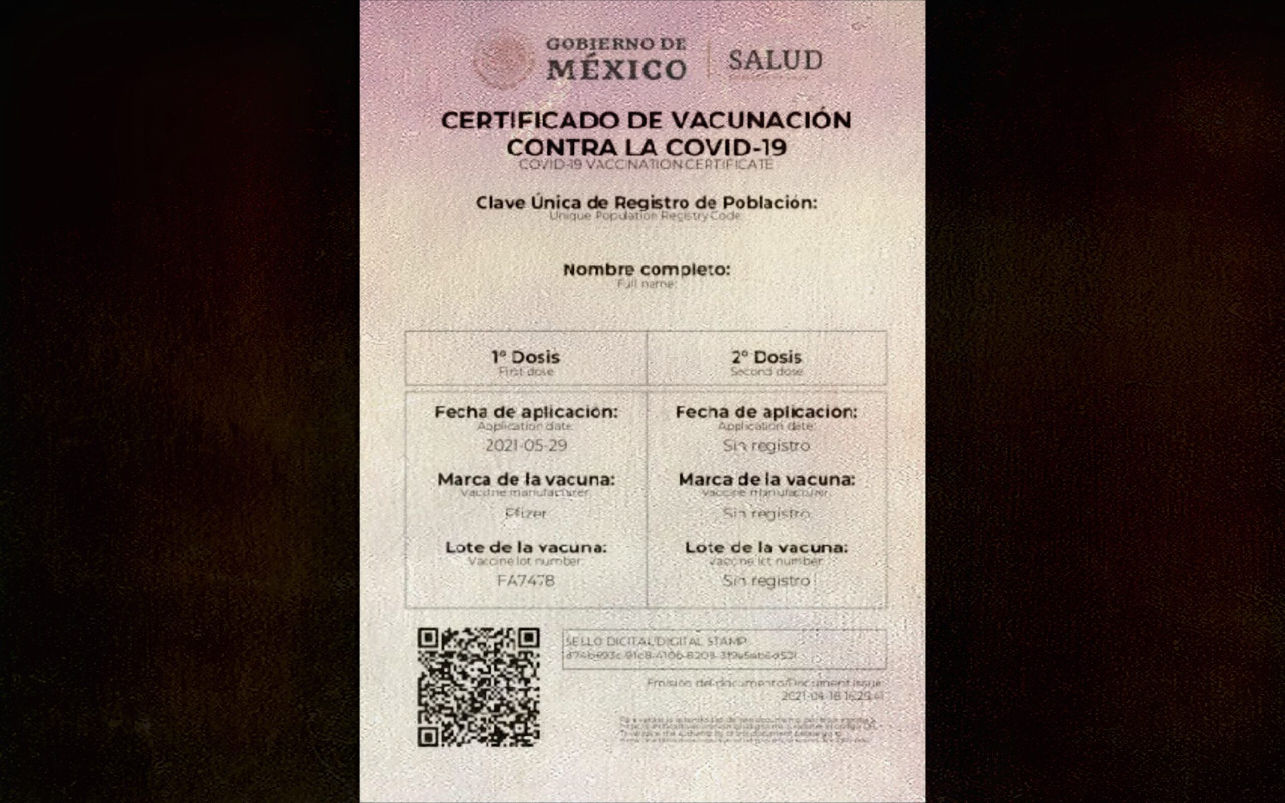 Ni el certificado de vacunación se libra del mercado negro