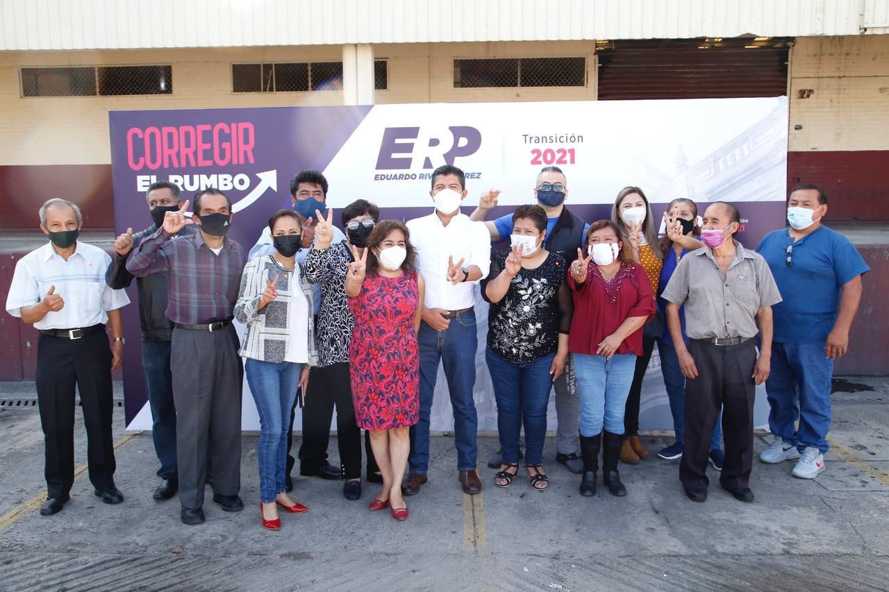 Instalarán mesa de diálogo entre Eduardo Rivera y líderes de comerciantes para atender demandas de locatarios