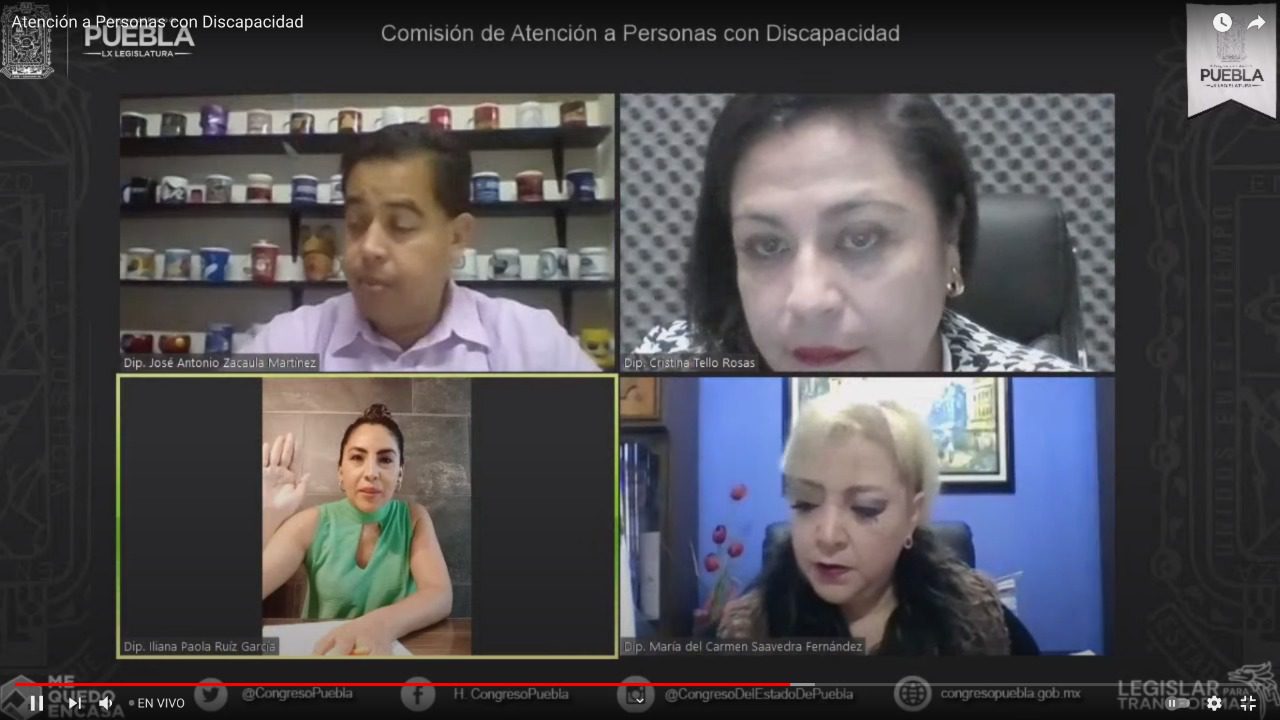 Avala Comisión del Congreso exhorto para difundir acciones de estimulación temprana a menores con discapacidad y que las realicen desde el hogar