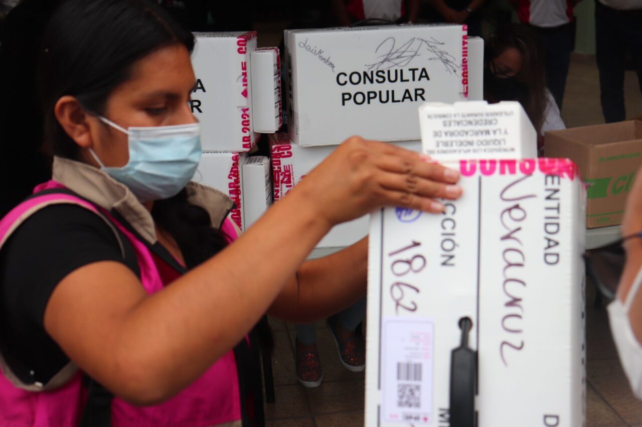 Reporta INE pocos incidentes durante Consulta Popular, en comparación con el 6 de junio