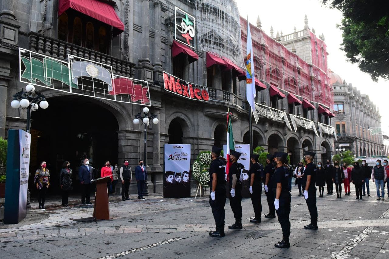 Ayuntamiento de Puebla conmemora gesta heroica de la defensa del Castillo de Chapultepec