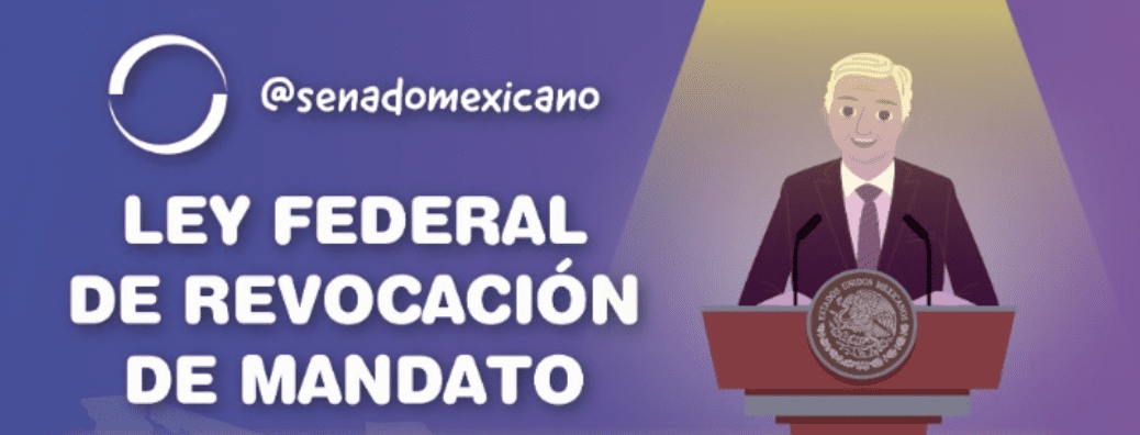 Con 101 votos a favor y dos en contra, Senado aprueba la Ley Federal de Revocación de Mandato