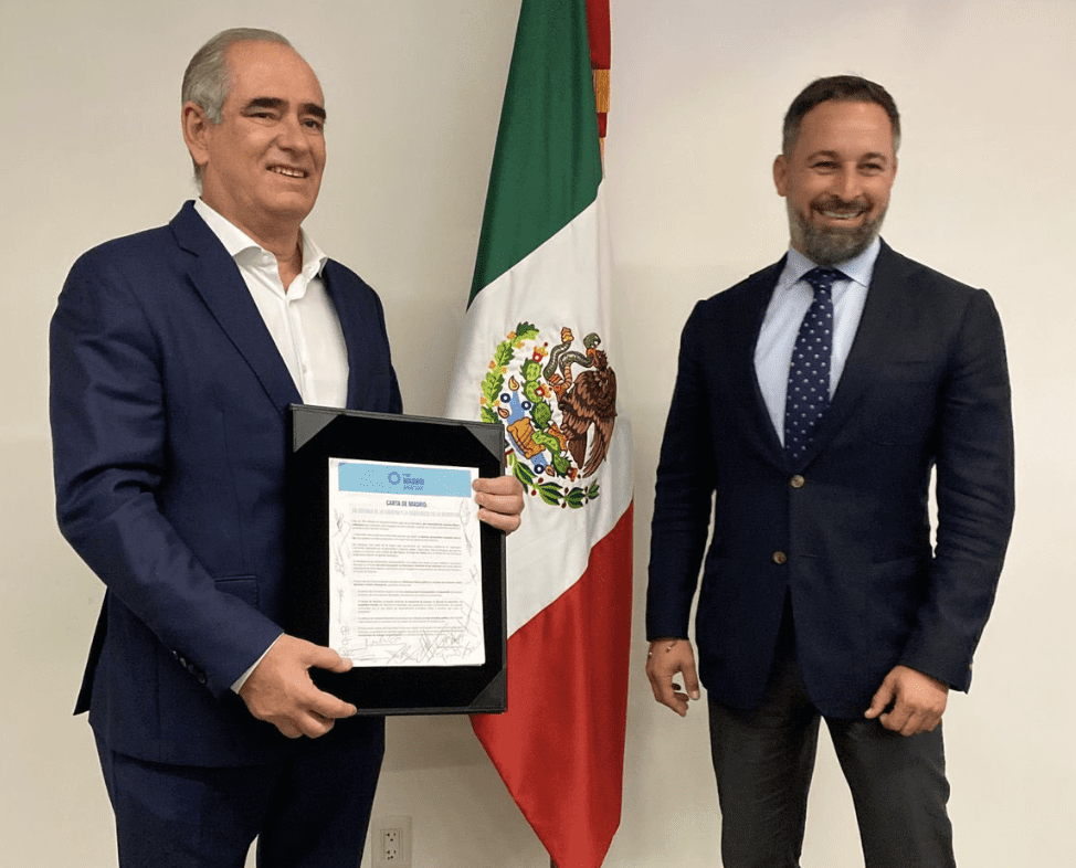 Critican la reunión de senadores del PAN con el partido español Vox