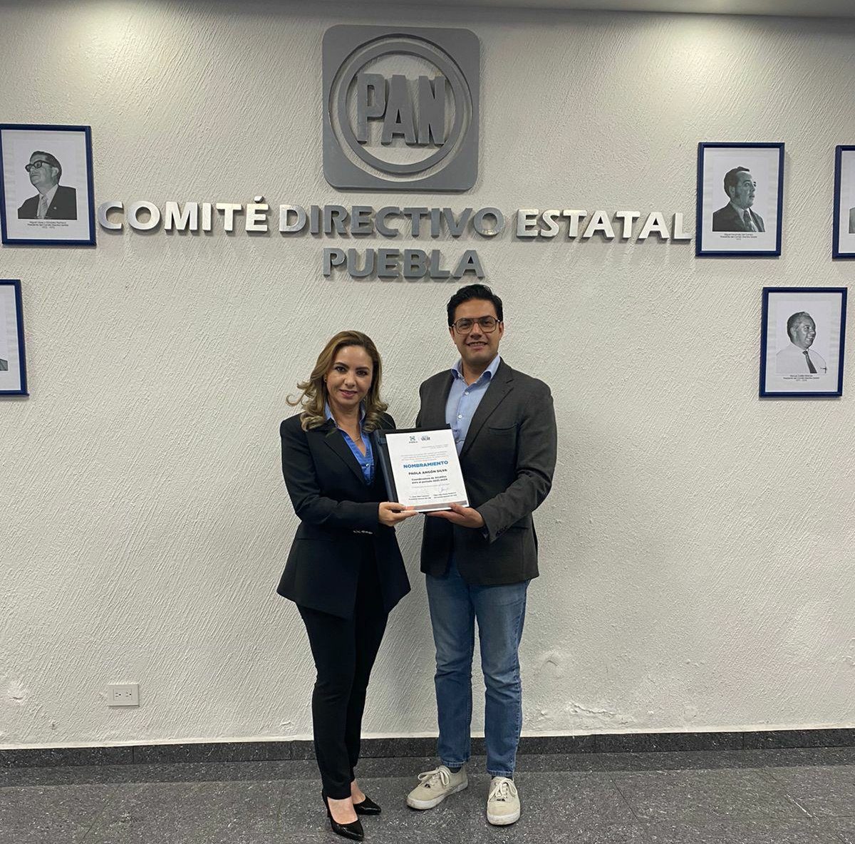 Paola Angón, nueva coordinadora en Puebla de los presidentes municipales del PAN