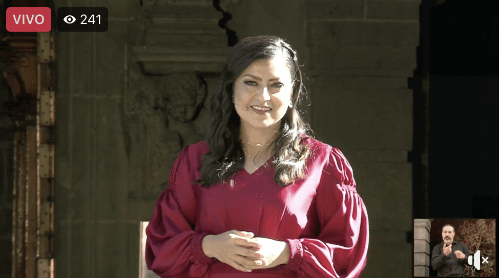 Aquí puedes seguir en vivo el tercer y último informe de gobierno de Claudia Rivera