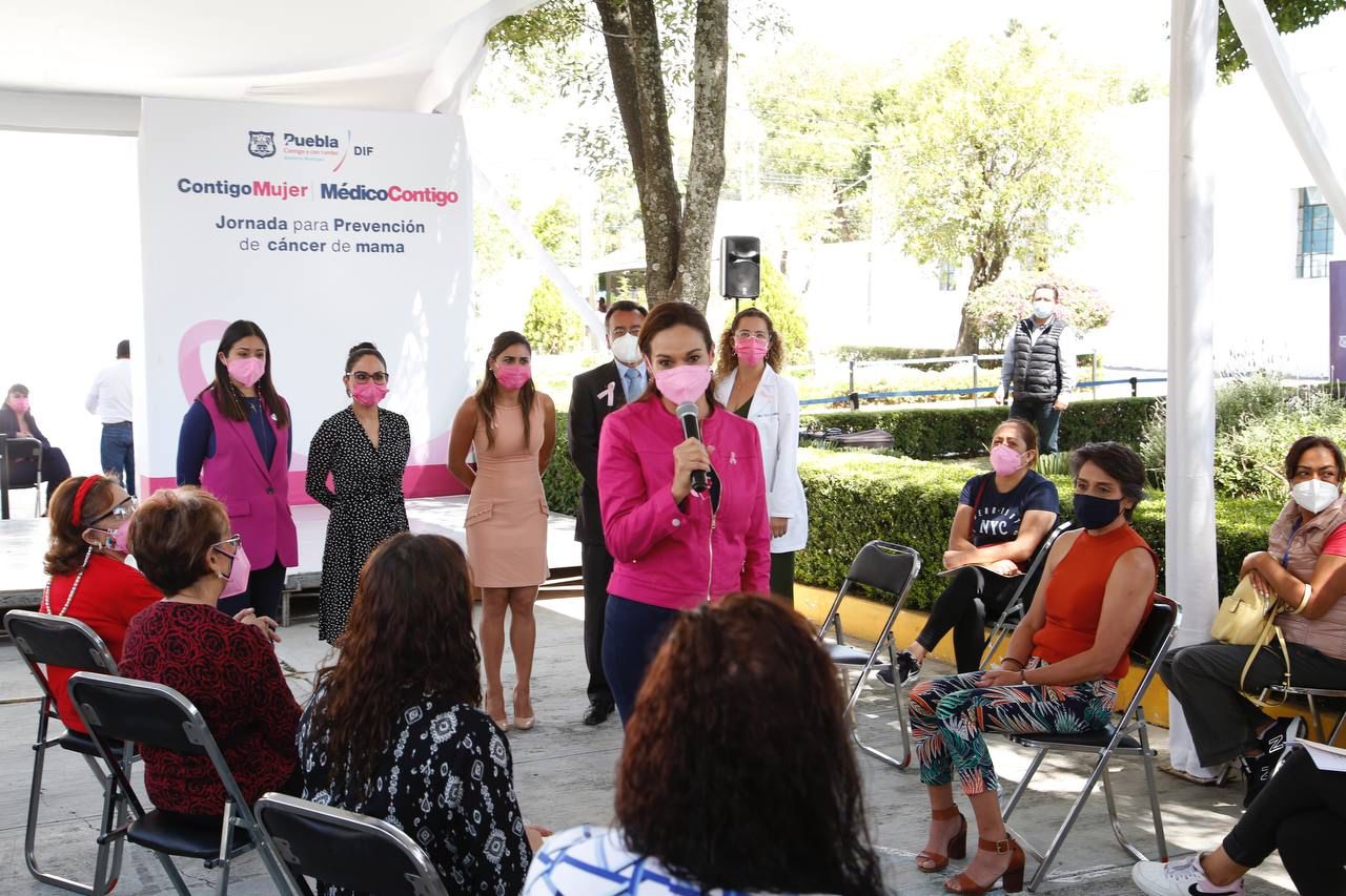 Encabeza Liliana Ortiz Jornadas del DIF Municipal para prevenir el cáncer de mama