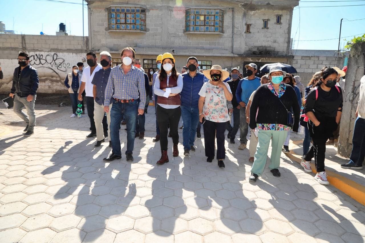 Ayuntamiento de Puebla entrega obras de Presupuesto Participativo en Totimehuacan