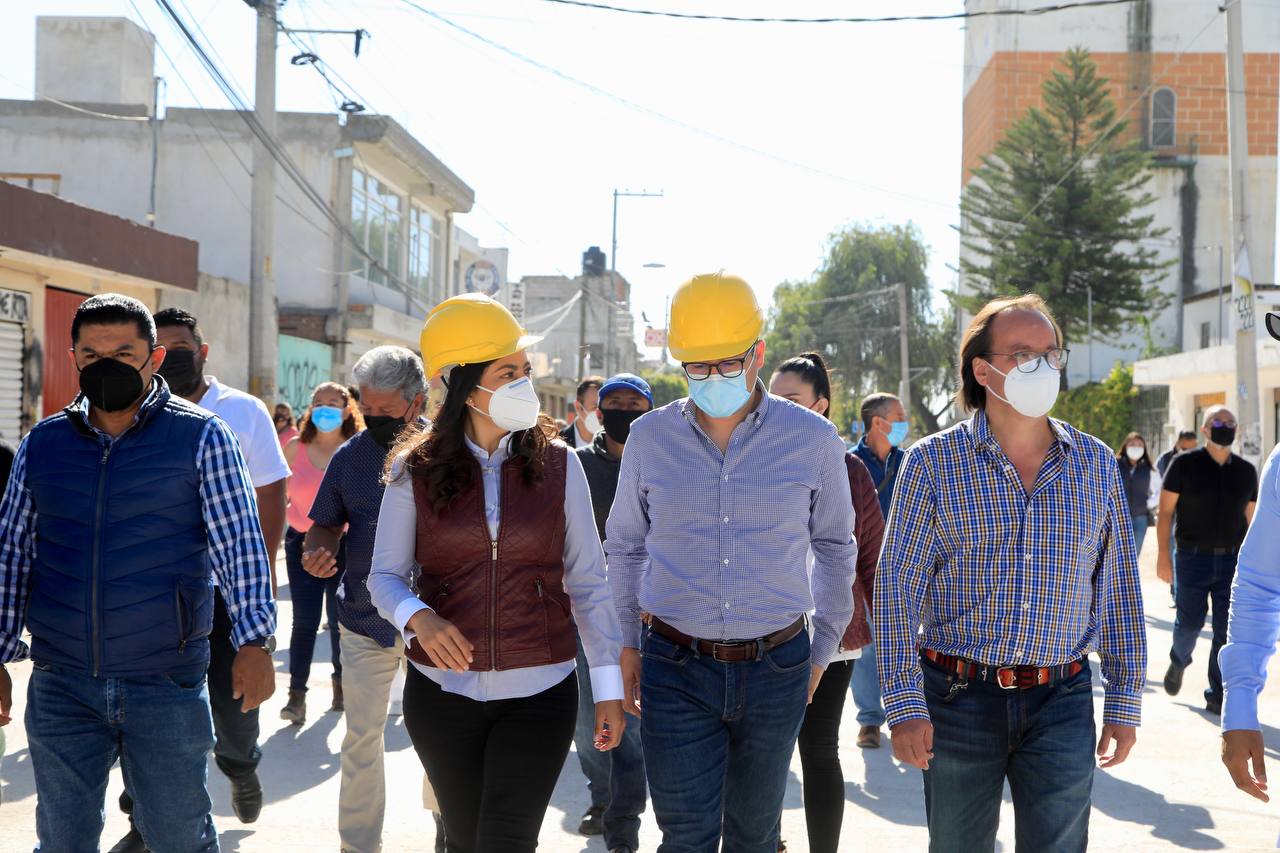 Supervisa Ayuntamiento de Puebla avance de obras en tres Juntas Auxiliares