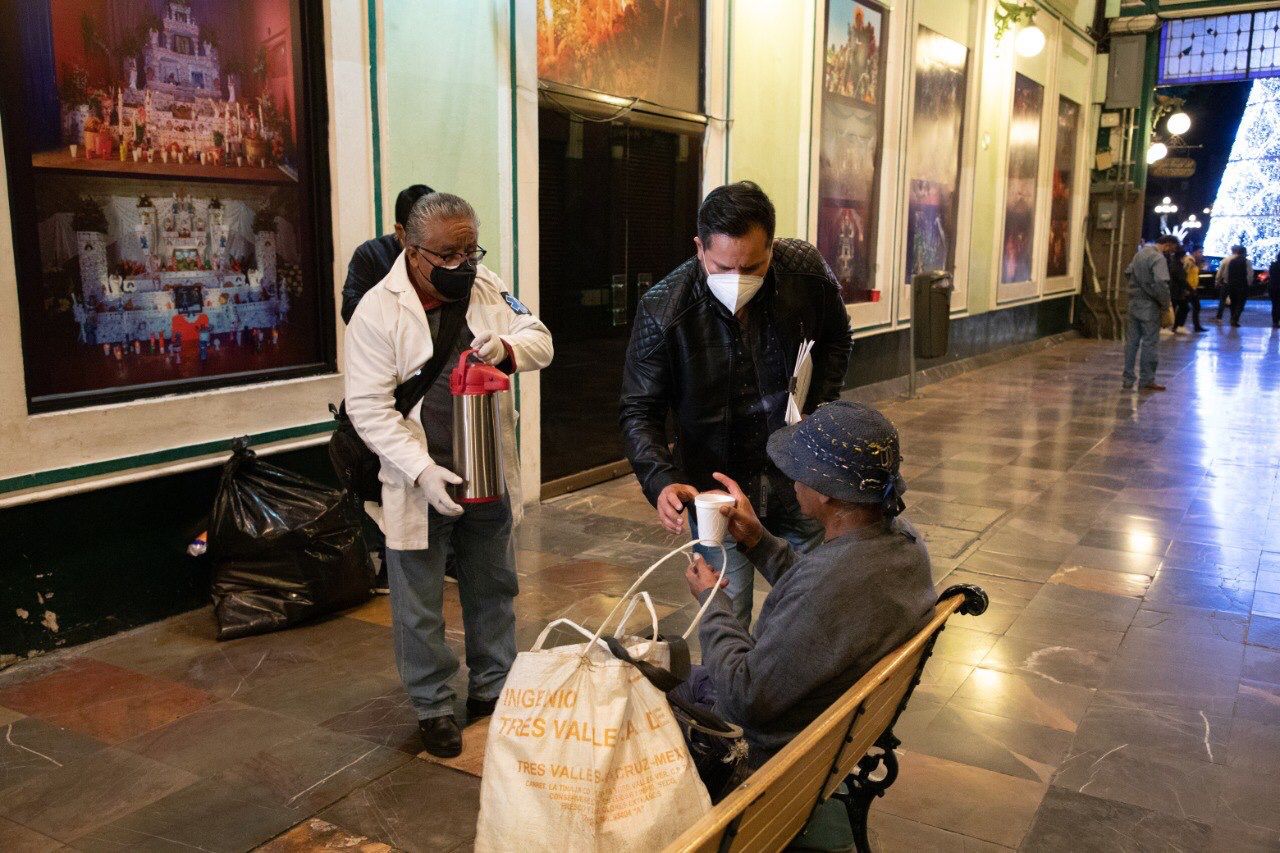 Incrementa Ayuntamiento de Puebla recorridos para atender a personas en situación de calle