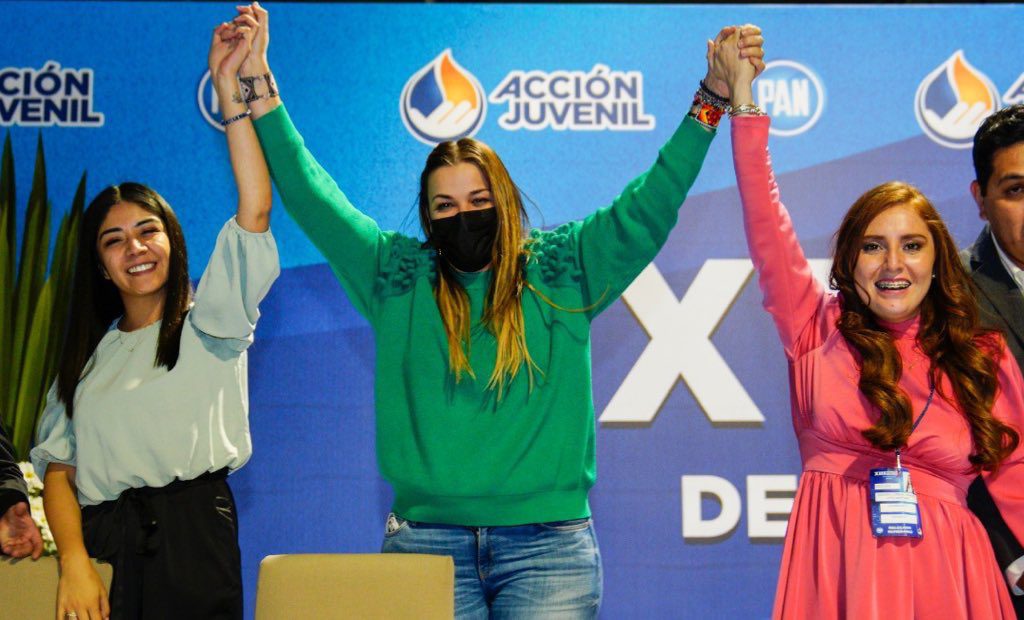 Por primera vez en la historia, una mujer encabeza a los jóvenes panistas.
