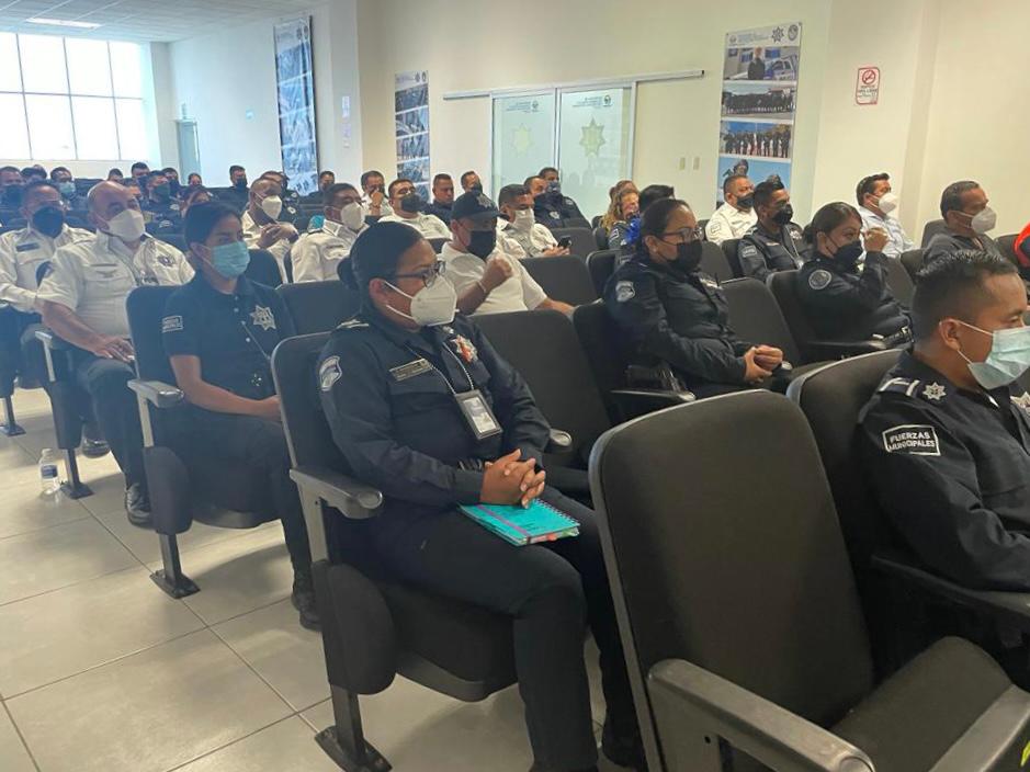 Concluye ciclo de conferencias para mandos en la Secretaría de Seguridad Pública de San Andrés Cholula