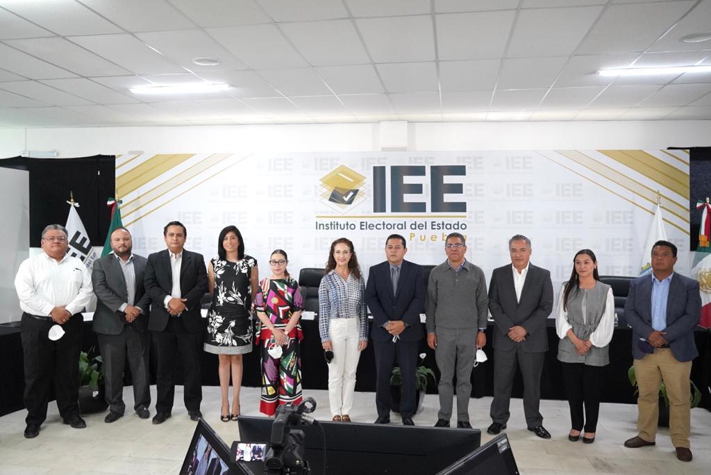 Dirigencia del PAN Puebla sostuvo reunión institucional con el IEE