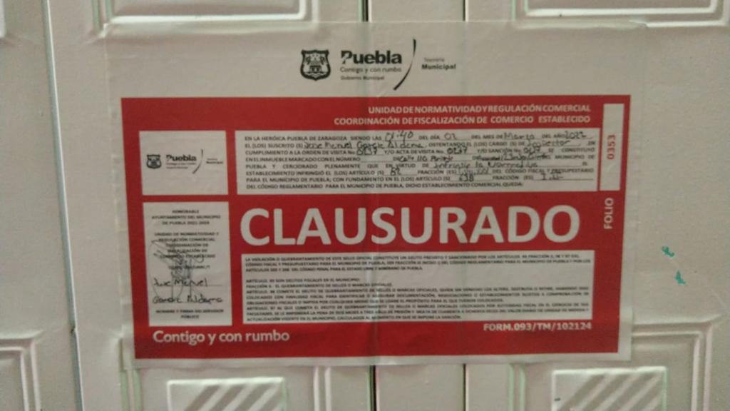 Por contaminación, clausuran establecimiento adyacente al Rastro Municipal