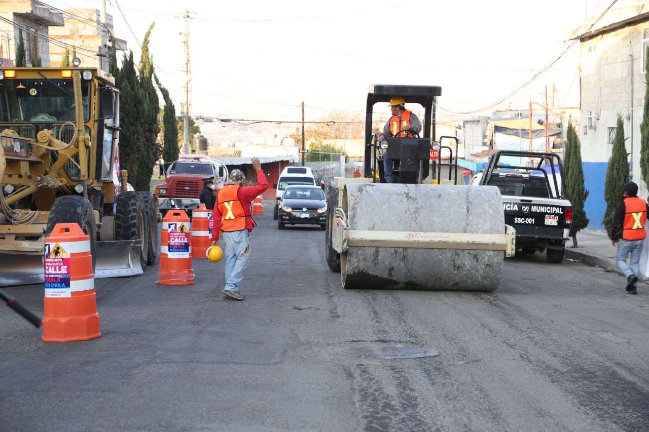 Comienza rehabilitación de tres importantes vialidades en la capital poblana
