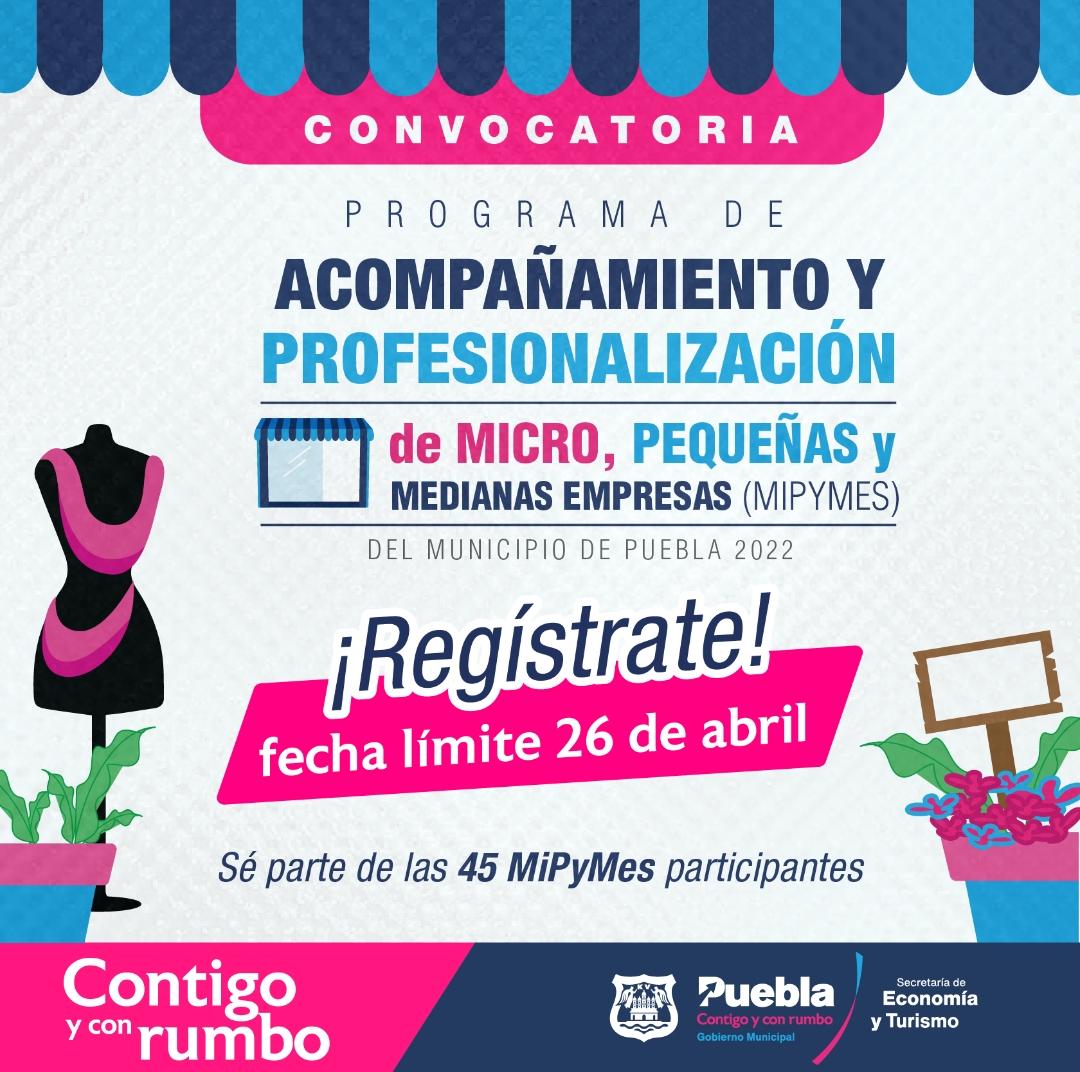 Emite Ayuntamiento de Puebla convocatoria para MIPYMES
