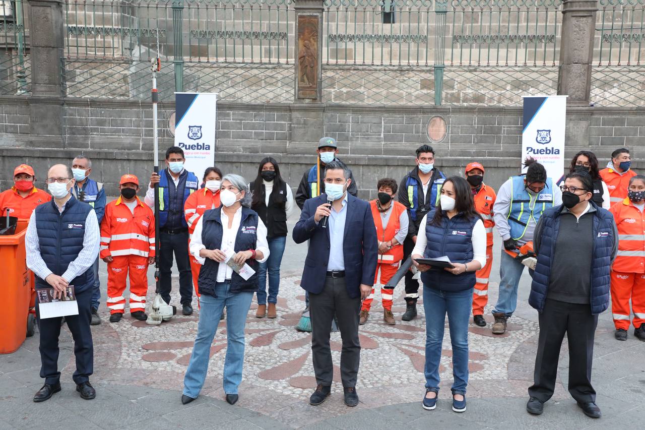 Alista Ayuntamiento de Puebla servicios públicos, limpia, turismo y cultura para Semana Santa