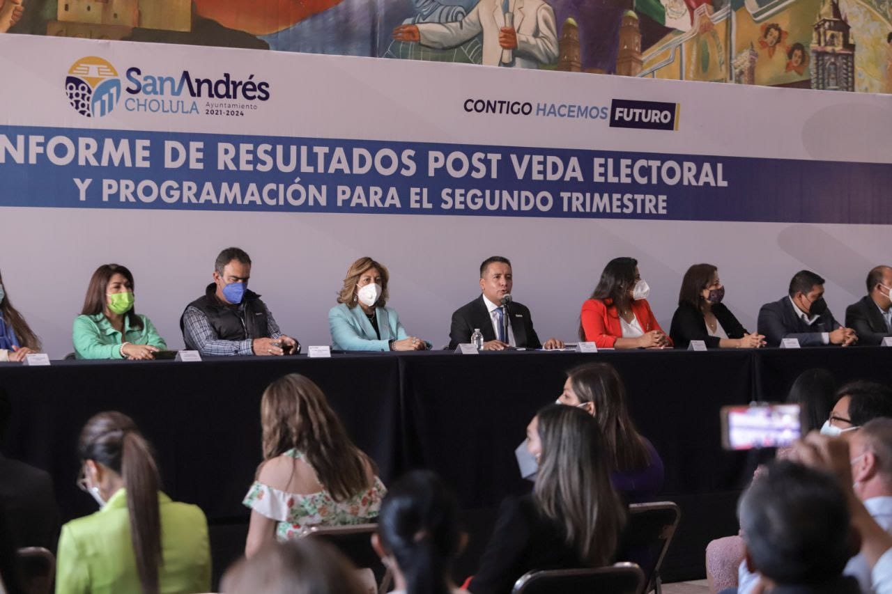 Presenta Mundo Tlatehui informe de actividades realizadas durante la veda electoral
