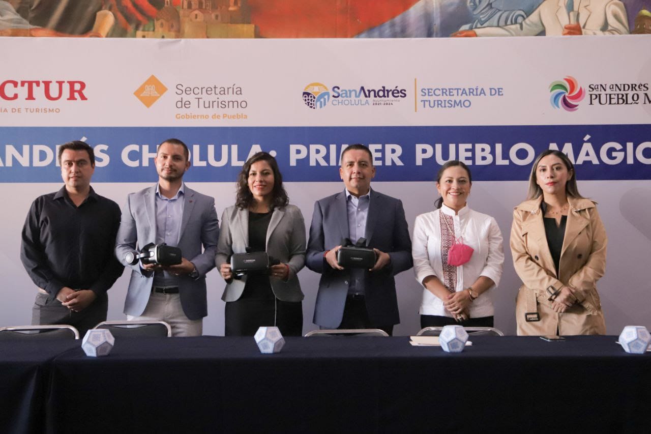 Presenta Mundo Tlatehui el proyecto «San Andrés Cholula Primer Pueblo Mágico Virtual»