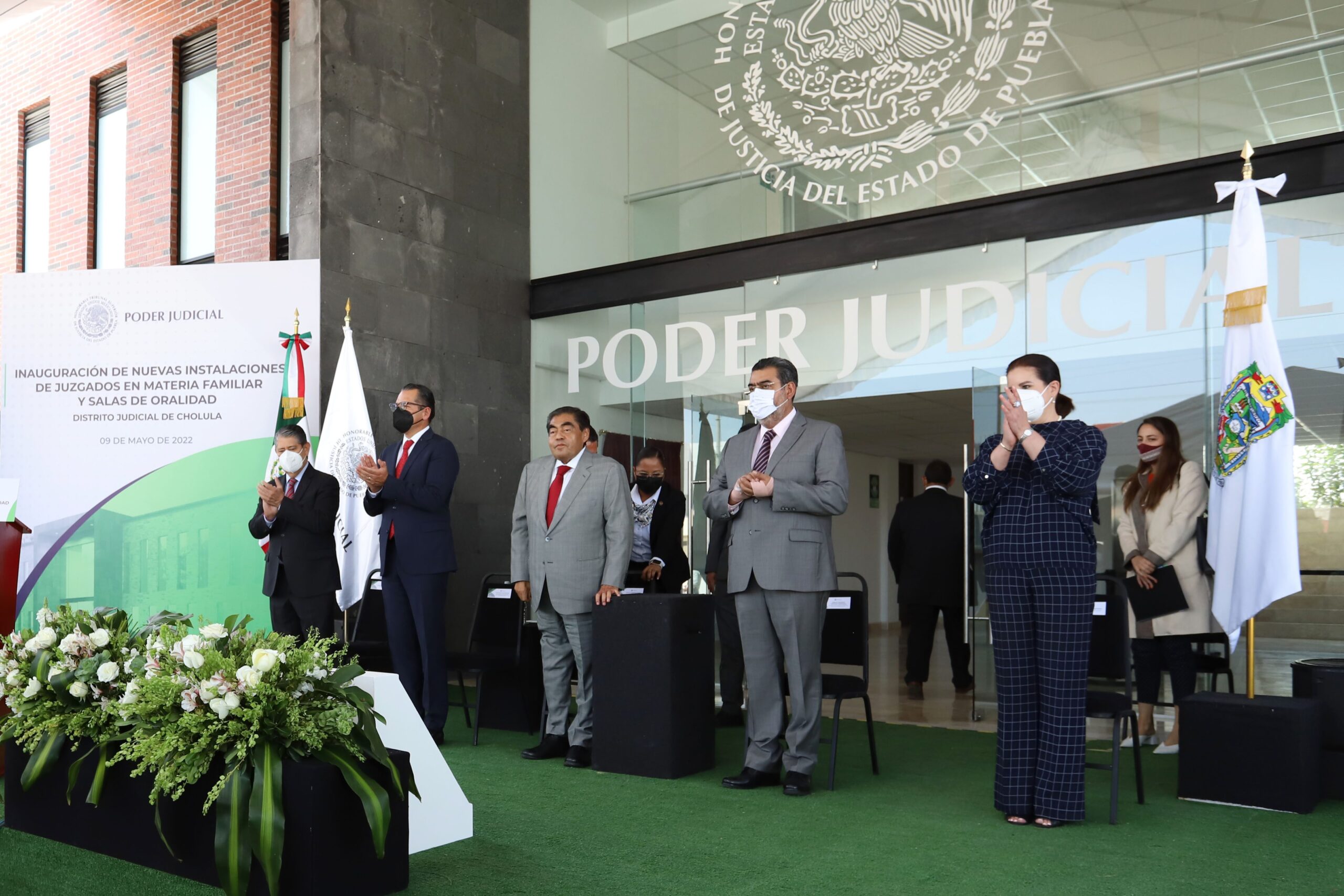 Inauguran las Nuevas Instalaciones de Juzgados en Materia Familiar y Salas de Oralidad del Distrito Judicial de Cholula