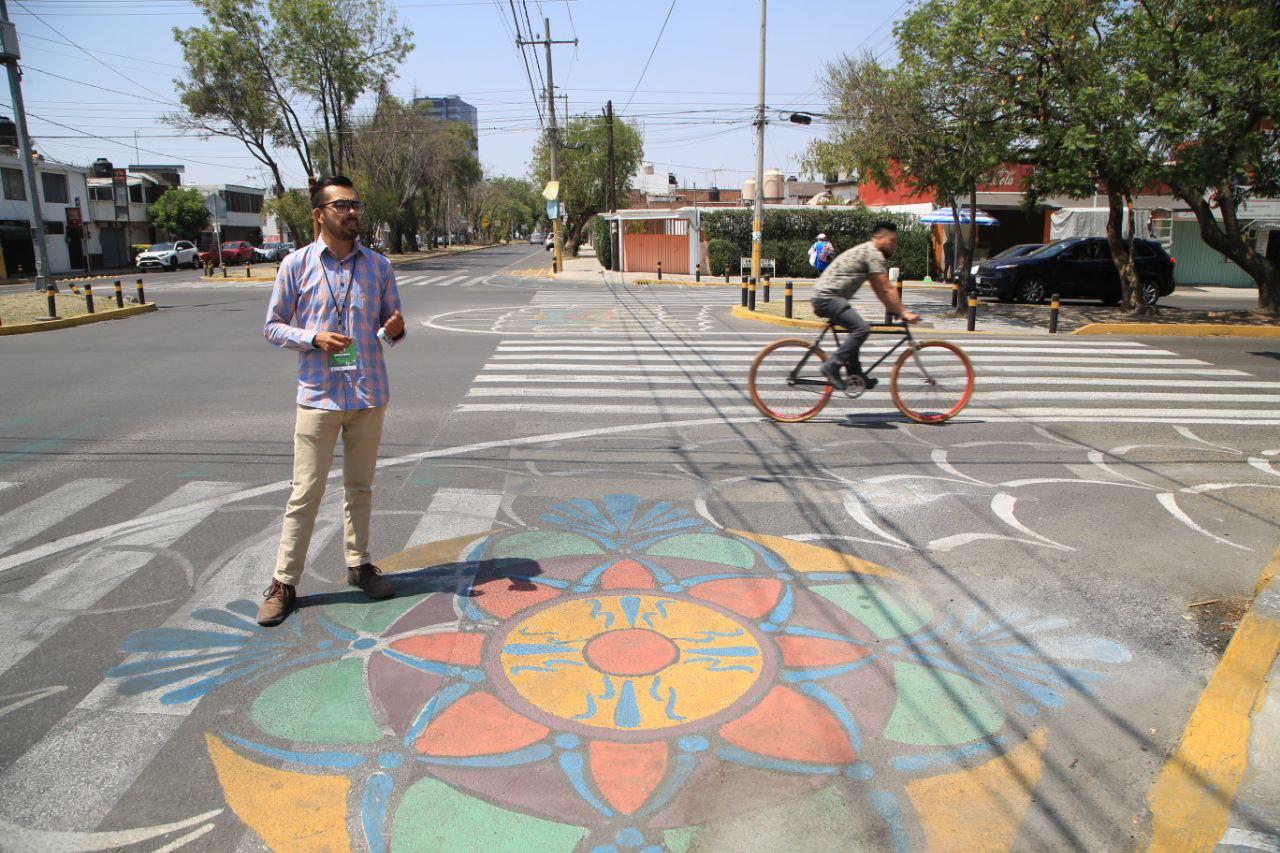 Con «Anda Puebla», Ayuntamiento gana espacio peatonal en calles de San Manuel