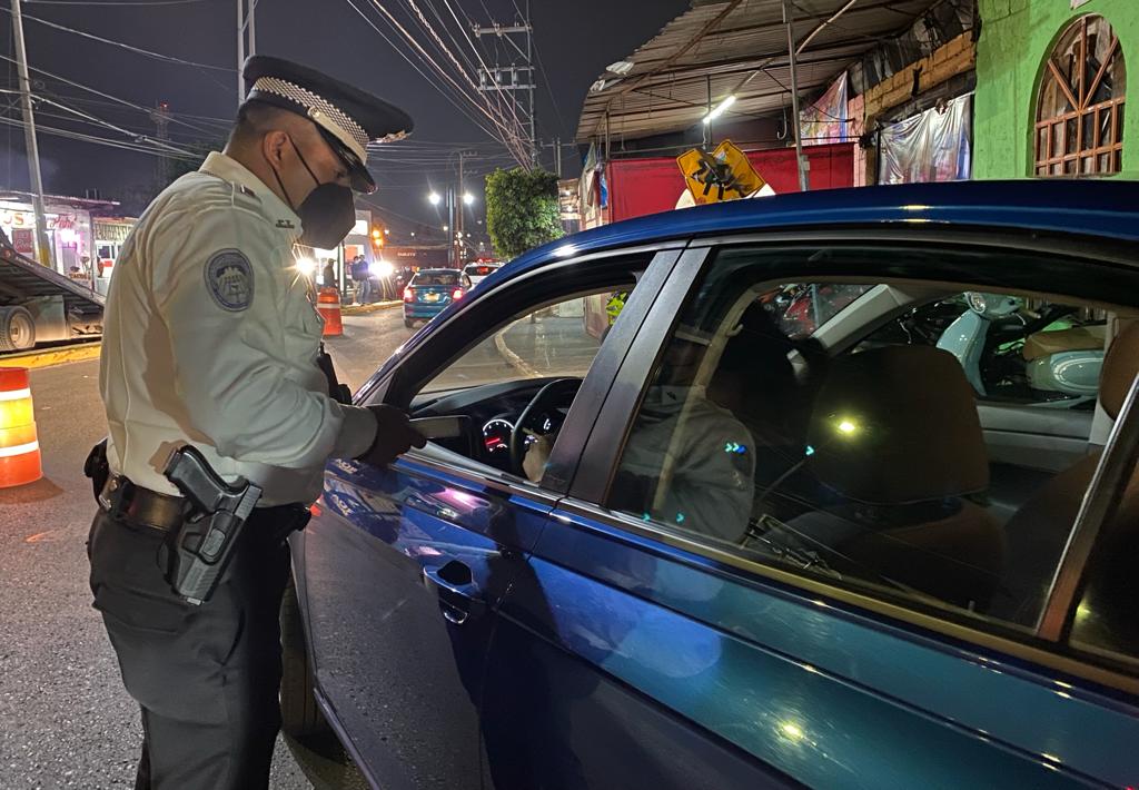 Instrumentan en San Andrés Cholula el operativo Alcoholímetro