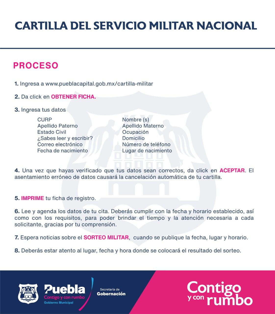 Continúa la convocatoria para tramitar la cartilla del Servicio Militar