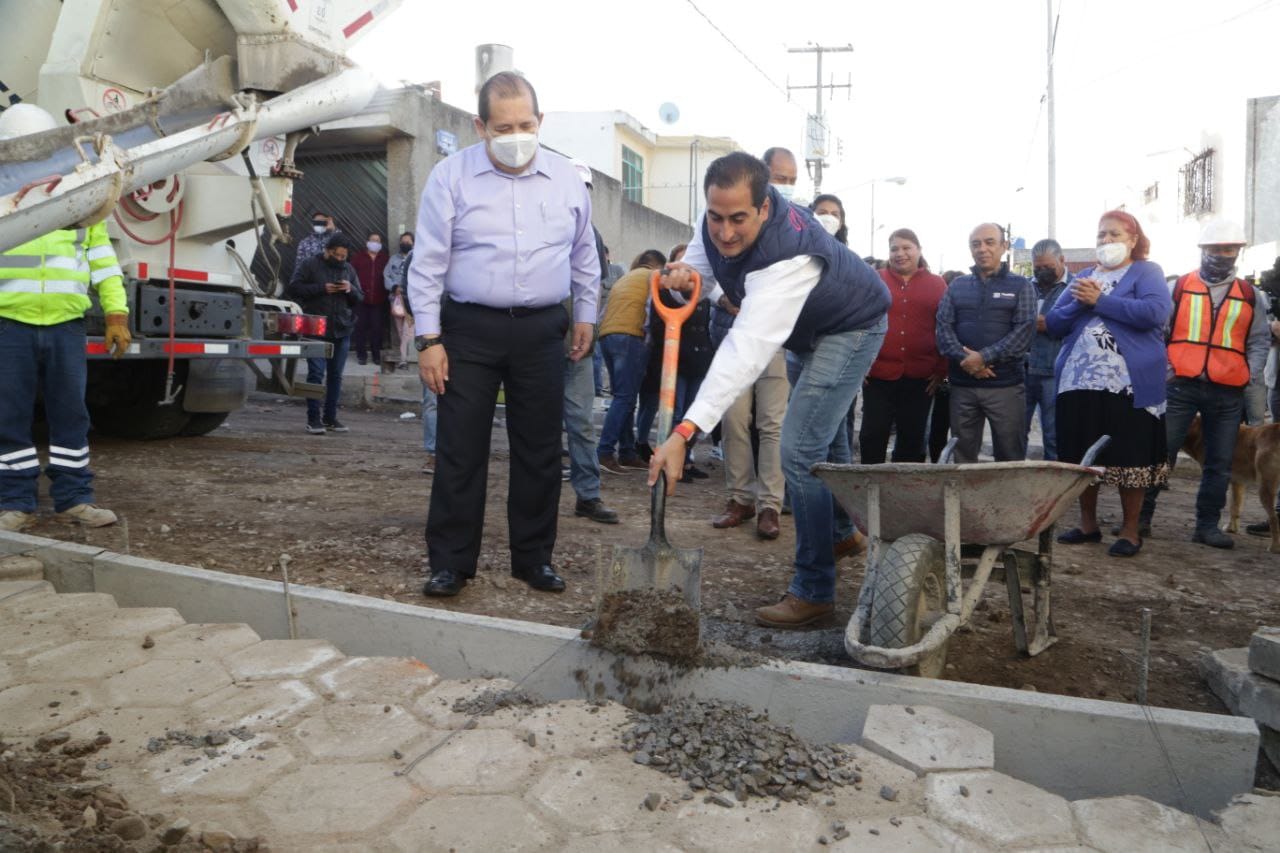 Supervisa Ayuntamiento de Puebla obra vial en Guadalupe Caleras