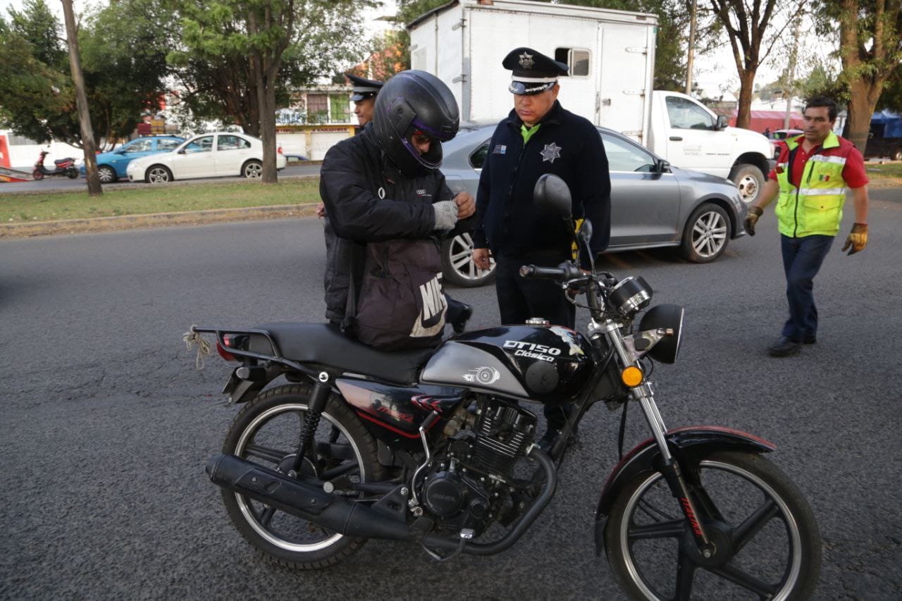 Con operativo «Moto Segura», Ayuntamiento de Puebla refuerza esquemas de prevención al delito