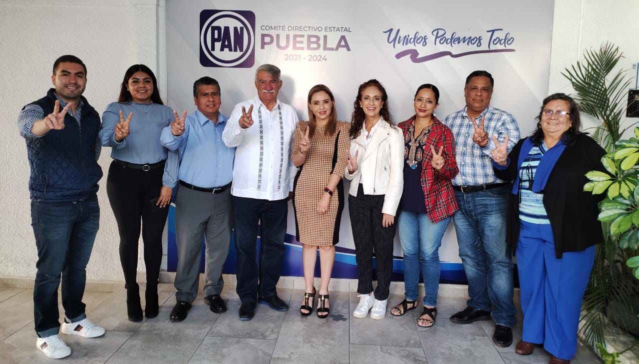Fortalecen Paola Angón y Augusta Díaz la unión del PAN en Cholula