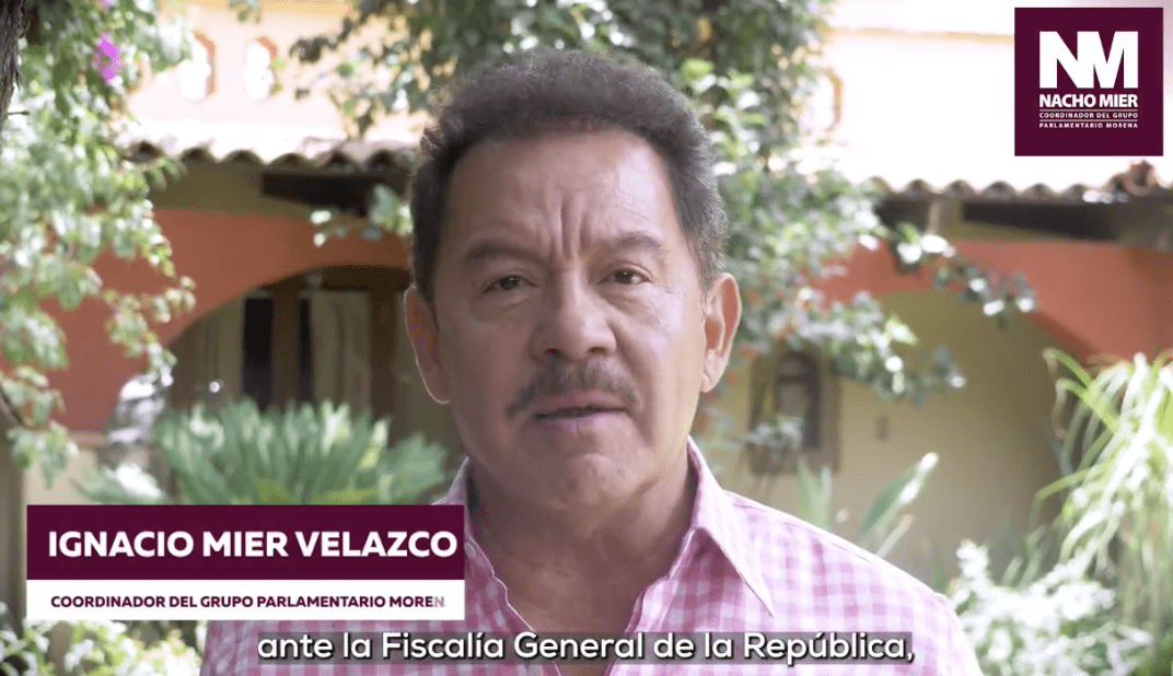 Denuncia Ignacio Mier a Miguel Barbosa, Gilberto Higuera, Santiago Nieto y Alejandro Armenta