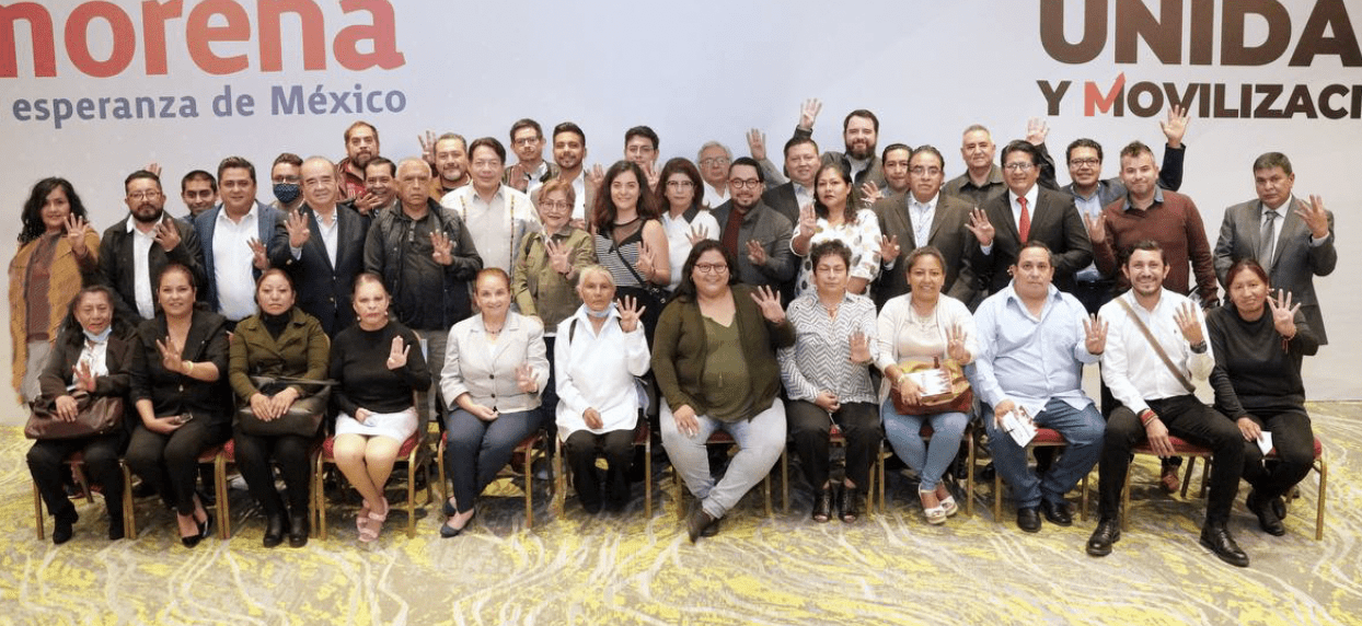 Se reúne Mario Delgado con aspirantes a la Coordinación de los Comités de Defensa de la Cuarta Transformación en el Estado de México,